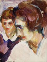 Edvard Munch Double Portrait
