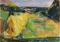 Edvard Munch - Drying Hay