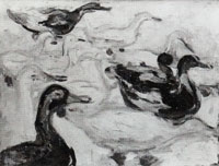 Edvard Munch Ducks in Snow