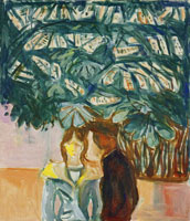 Edvard Munch - Encounter Beneath the Chestnut Tree