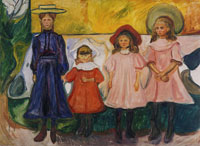 Edvard Munch Four Girls in Åsgårdstrand
