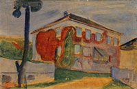 Edvard Munch - House with Red Virginia Creeper