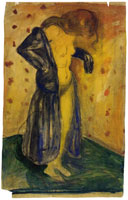 Edvard Munch Model in Dressing Gown