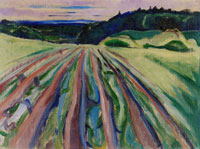 Edvard Munch - Ploughed Field