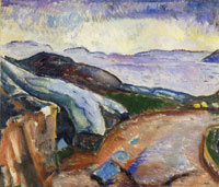 Edvard Munch Rain at the Coast