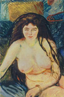 Edvard Munch Seated Nude