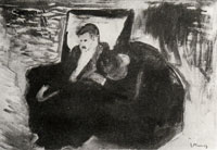 Edvard Munch Set Design for Henrik Ibsen's Ghosts