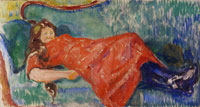 Edvard Munch - On the Sofa