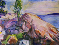 Edvard Munch Spring by the Coast