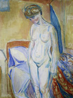 Edvard Munch Standing Nude