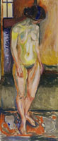 Edvard Munch Standing Nude: Evening