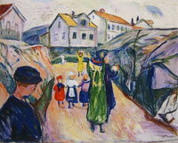 Edvard Munch Street in Kragerø