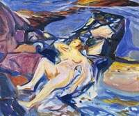 Edvard Munch Sunbathing