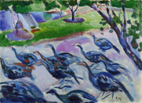 Edvard Munch Turkeys