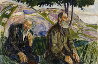 Edvard Munch Two Old Men