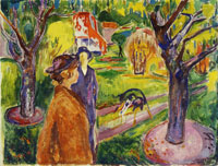 Edvard Munch - Two Women in the Garden