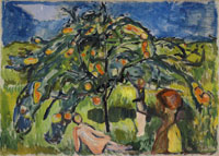Edvard Munch - Under the Apple Tree