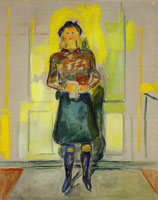 Edvard Munch Visiting at Ekely