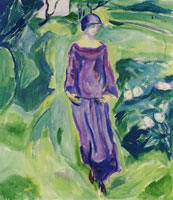 Edvard Munch - Walking in the Garden