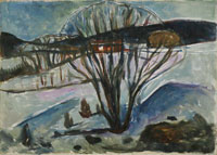Edvard Munch Winter Night