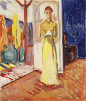Edvard Munch Woman Standing in the Doorway