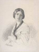 Franz Xaver Winterhalter Portrait of Baroness Gudin, née Margareth Louis Hay