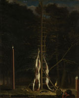 Attributed to Jan de Baen The Corpses of the De Witt Brothers