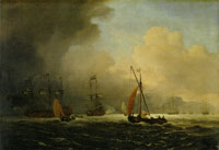Willem van de Velde the Younger Storm at Sea