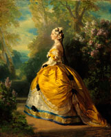 Franz Xaver Winterhalter The Empress Eugénie (Eugénie de Montijo, 1826-1920, Condesa de Teba)