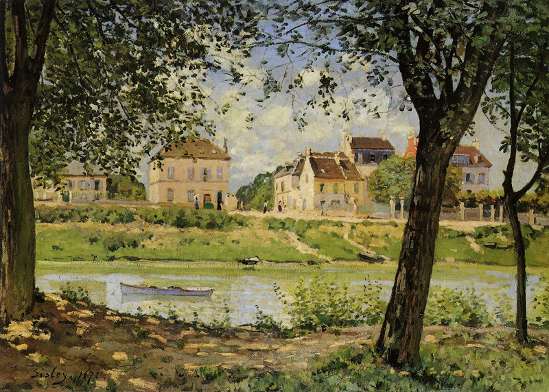Alfred Sisley - Villeneuve-la-Garenne on the Seine