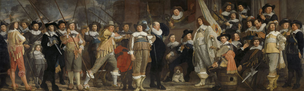 Bartholomeus van der Helst - Militiamen of the Company of Captain Roelof Bicker and Lieutenant Jan Michielsz. Blaeuw