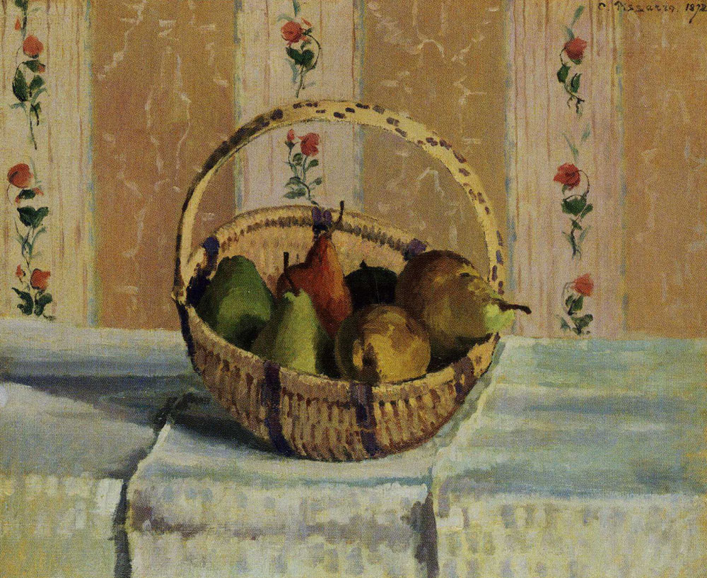 Camille Pissarro - Apples and Pears in a Round Basket