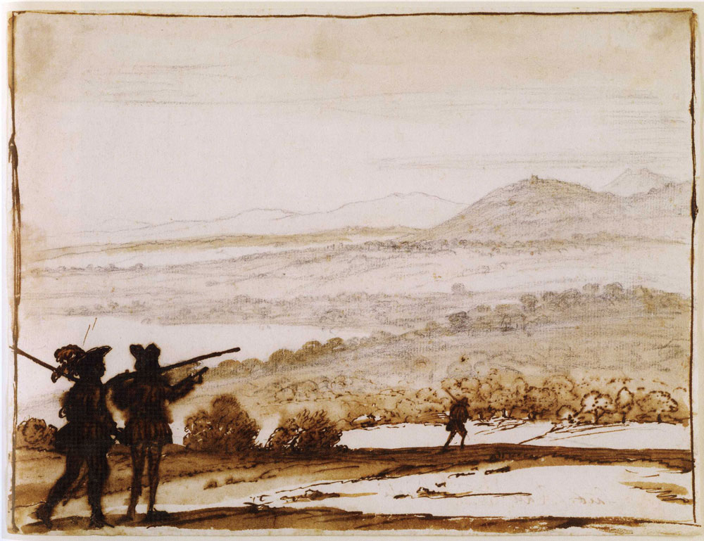 Claude Lorrain - Landscape seen from Tivoli