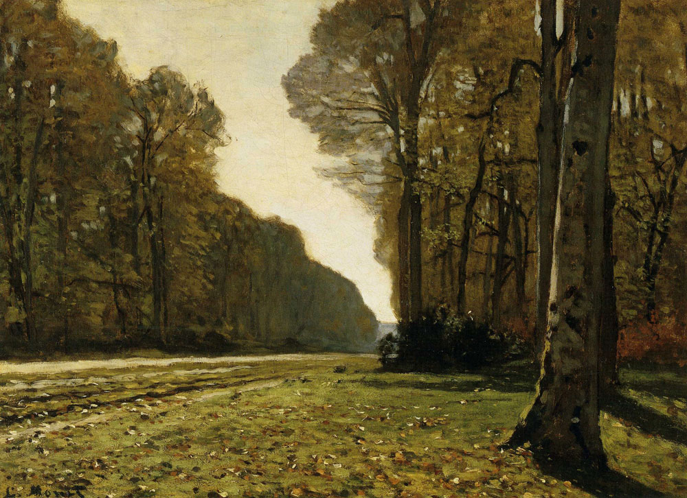 Claude Monet - The Road to Chailly (Forest of Fontainebleau)
