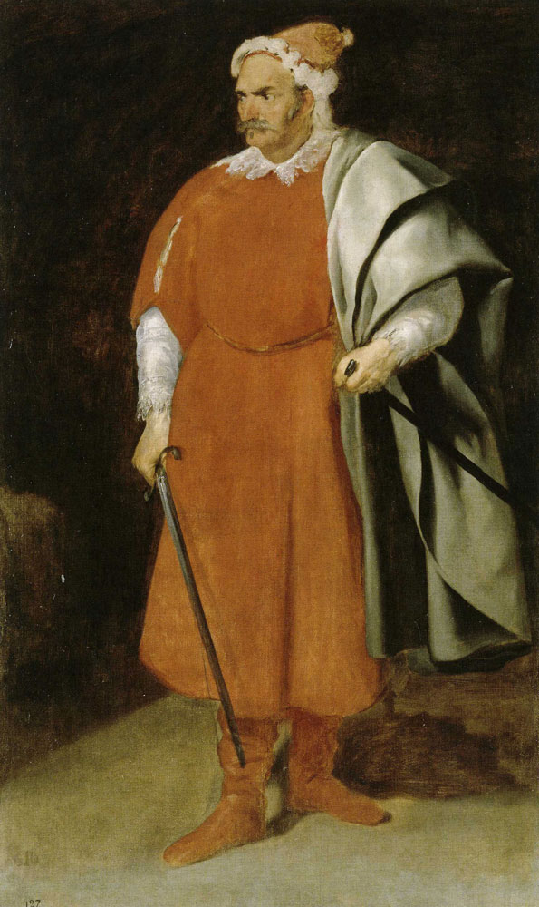 Diego Velazquez - The Buffoon 'Barbarroja', Cristóbal de Castañeda y Pernía