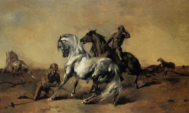 Eugène Fromentin - Desert Scene