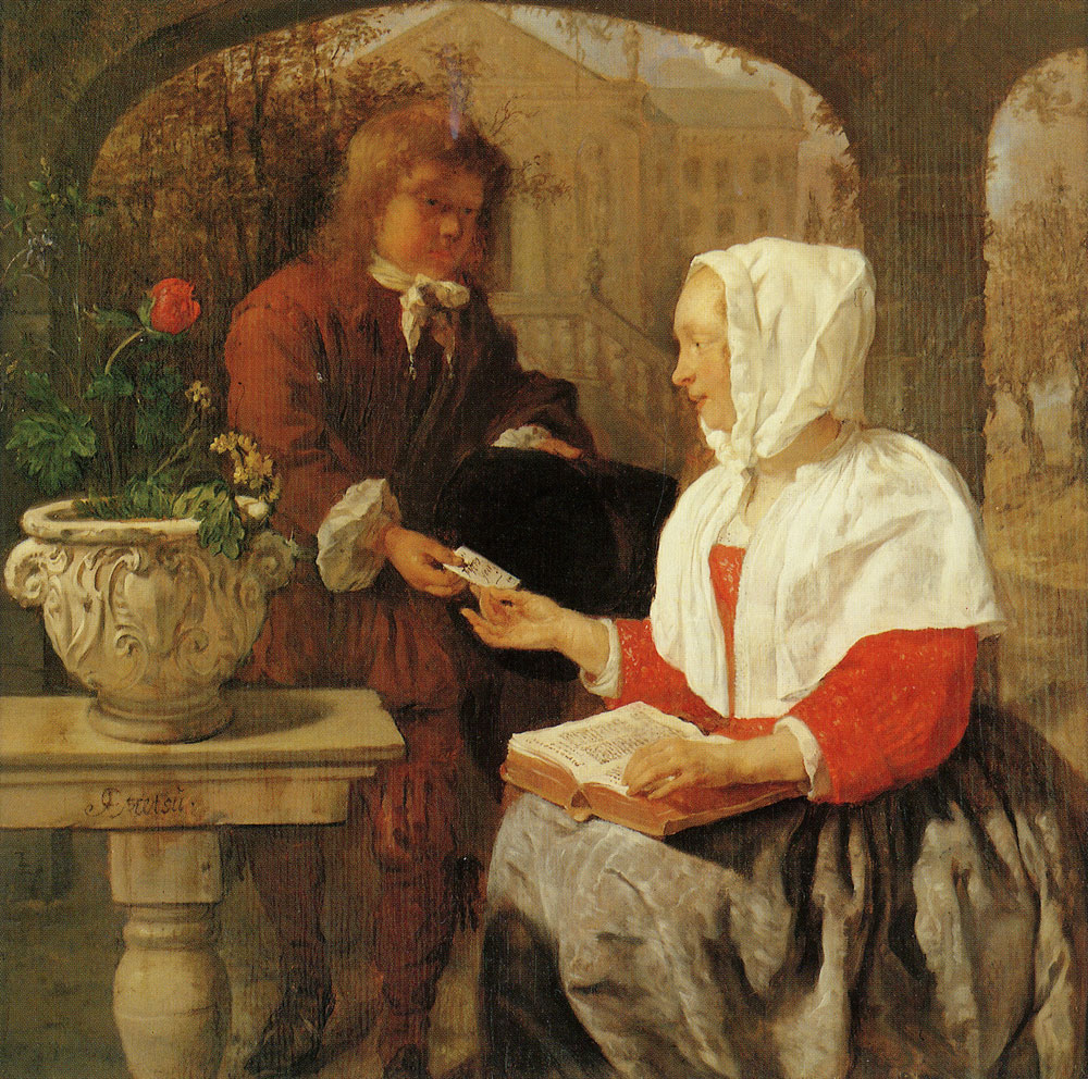 Gabriel Metsu - Girl receiving a letter