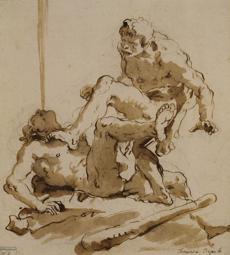 Giovanni Domenico Tiepolo - Hercules and Cacus
