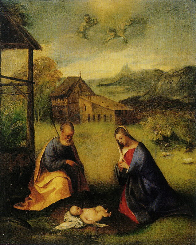 Girolamo Romanino - Adoration of the Christ Child