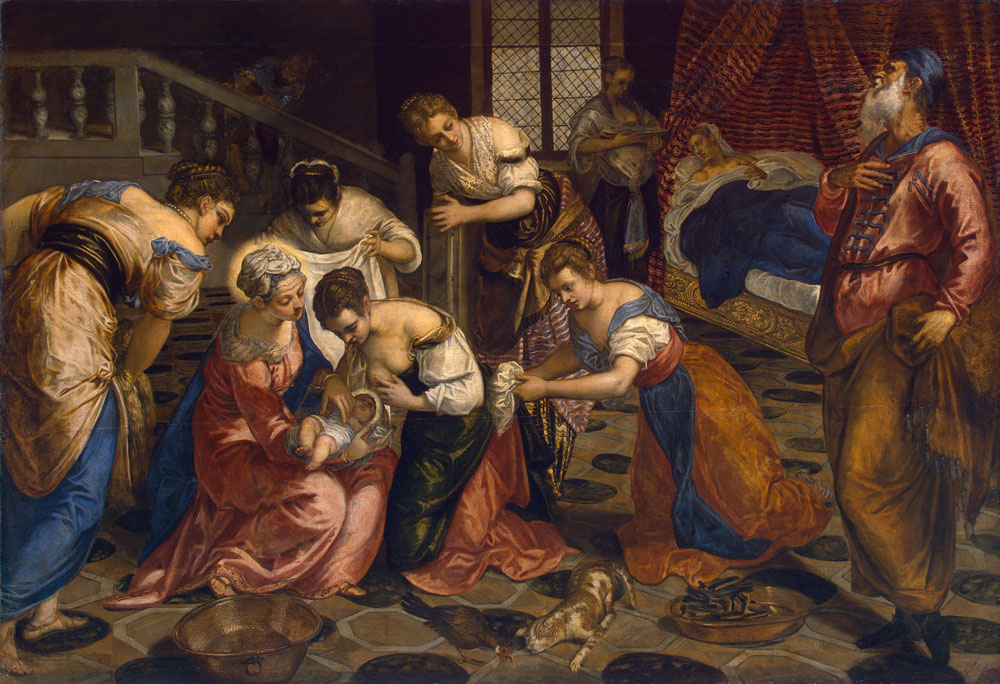 Jacopo Tintoretto - The Birth of St. John the Baptist
