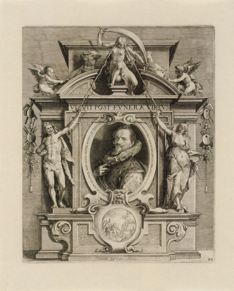 Jan Saenredam after Pieter Isaacsz. - Portrait of Hans von Aachen