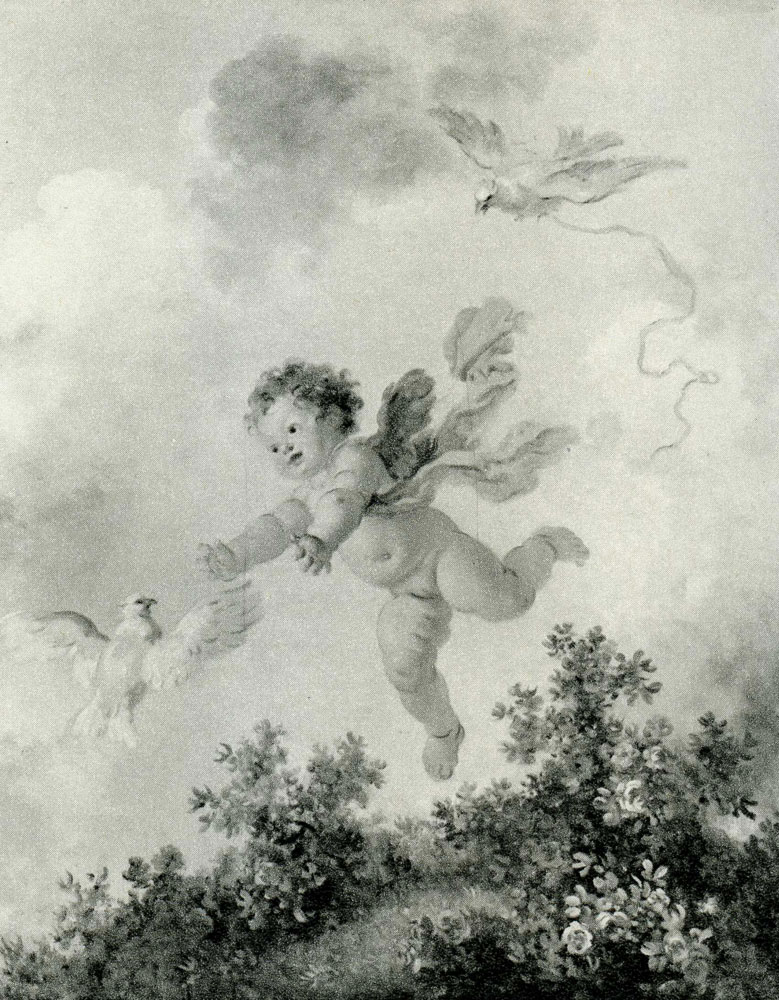 Jean-Honoré Fragonard - The Progress of Love: Love Pursuing a Dove