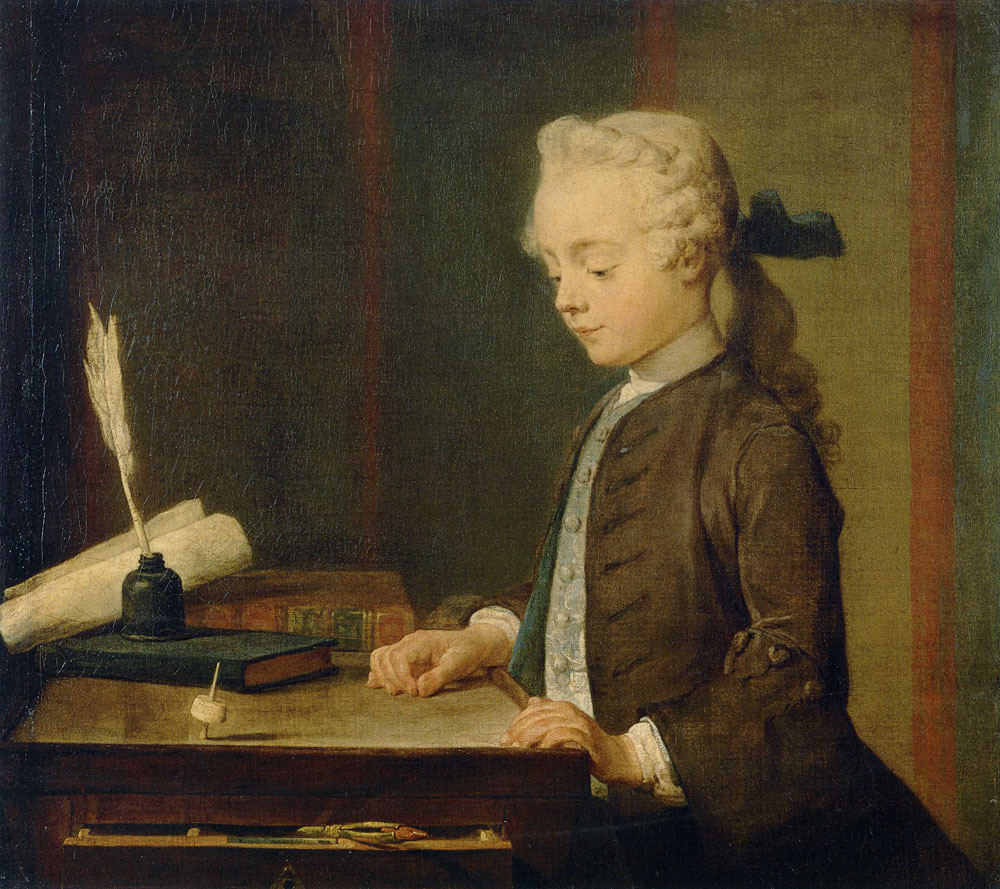Jean-Siméon Chardin - Child with a Spinning Top (Auguste Gabriel Godefroy)