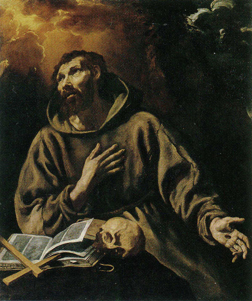 Luis Tristan - The Vision of Saint Francis of Assisi