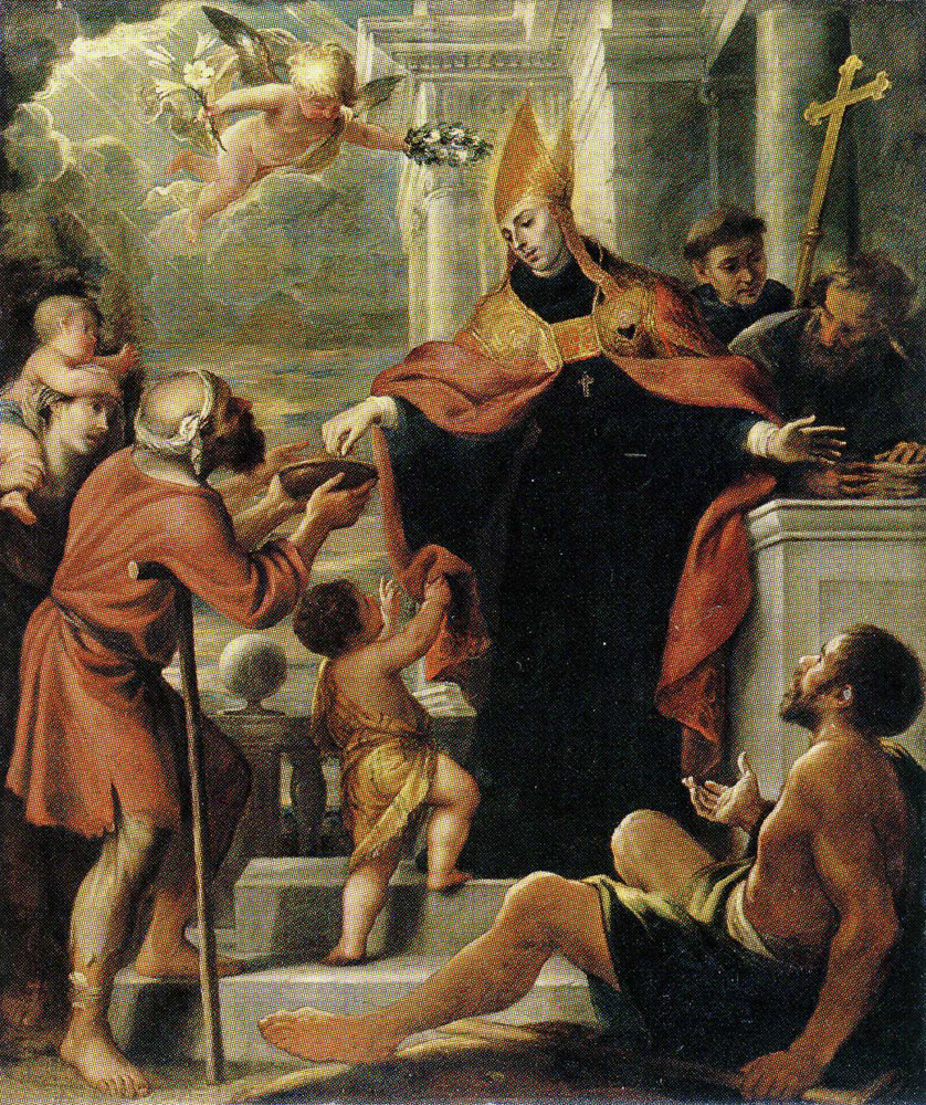 Mateo Cerezo - Saint Thomas of Villanueva Distributing Alms