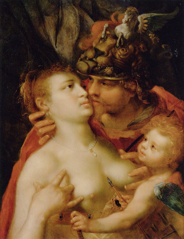 Pieter Isaacsz. - Mars, Venus and Amor
