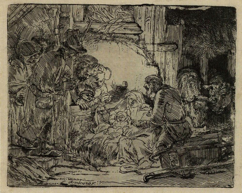 Rembrandt - The Adoration of the Shepherds with the Lamp