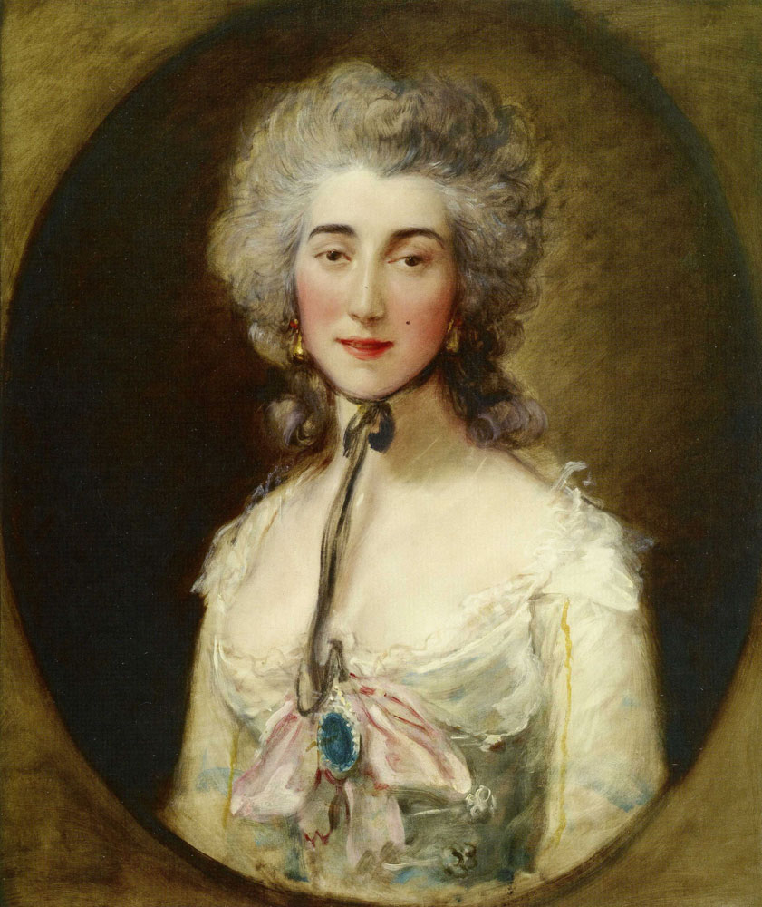 Thomas Gainsborough - Portrait of Grace Dalrymple Elliott