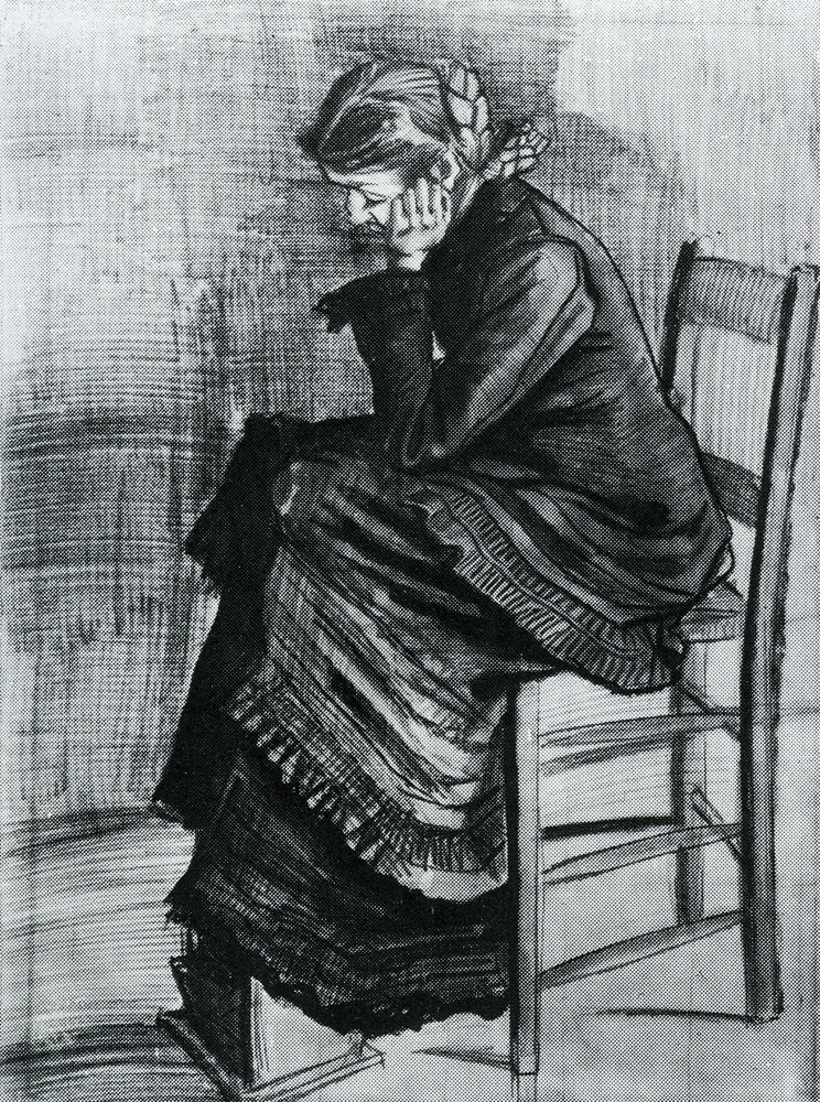 Vincent van Gogh - Bent Figure of a Woman