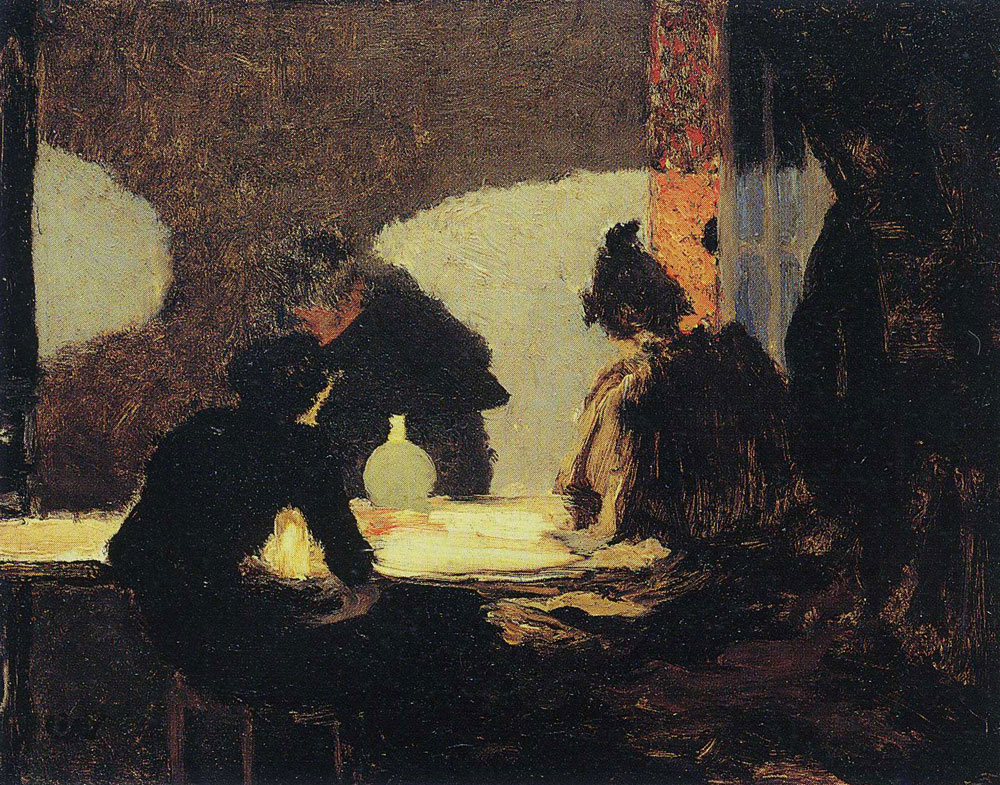 Edouard Vuillard - The Green Lamp